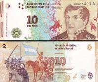 *10 Pesos Argentína 2015(2016), P360 UNC - Kliknutím na obrázok zatvorte -